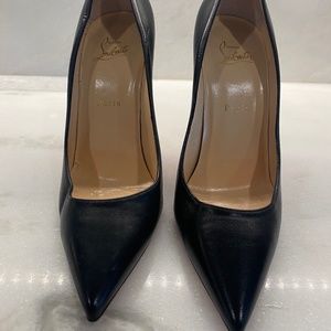 Christian Louboutin Black Leather Heels